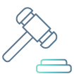 HOA FAQ Gavel And Block Icon