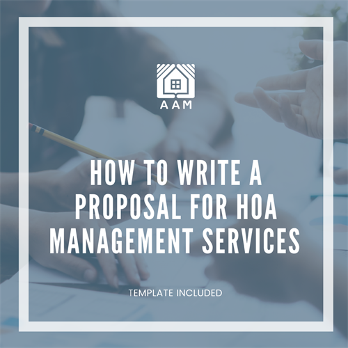How To Write A Proposal For HOA Management
